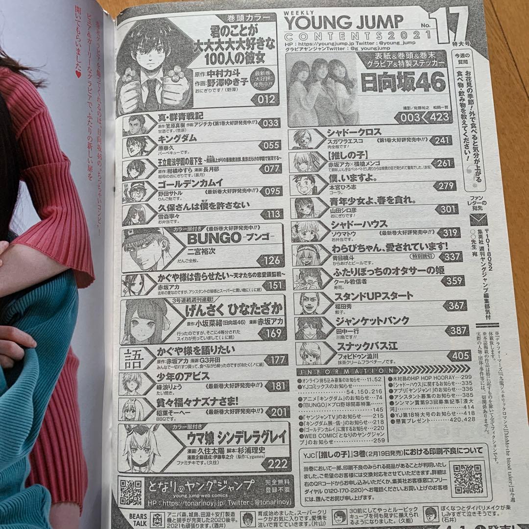 ヤングジャンプ 2021年17号
