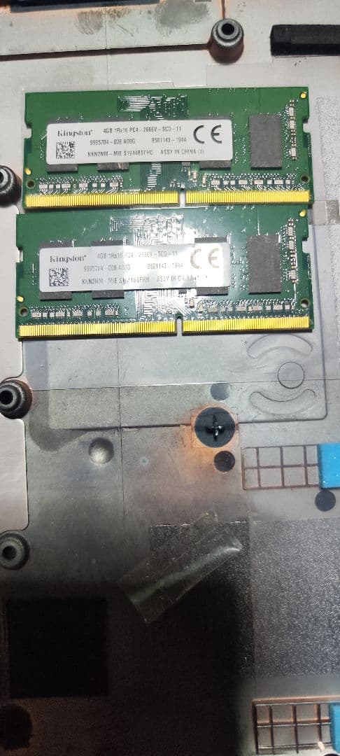 動作品 DDR4ノート用 Kingston マイクロン メモリー 7枚セット