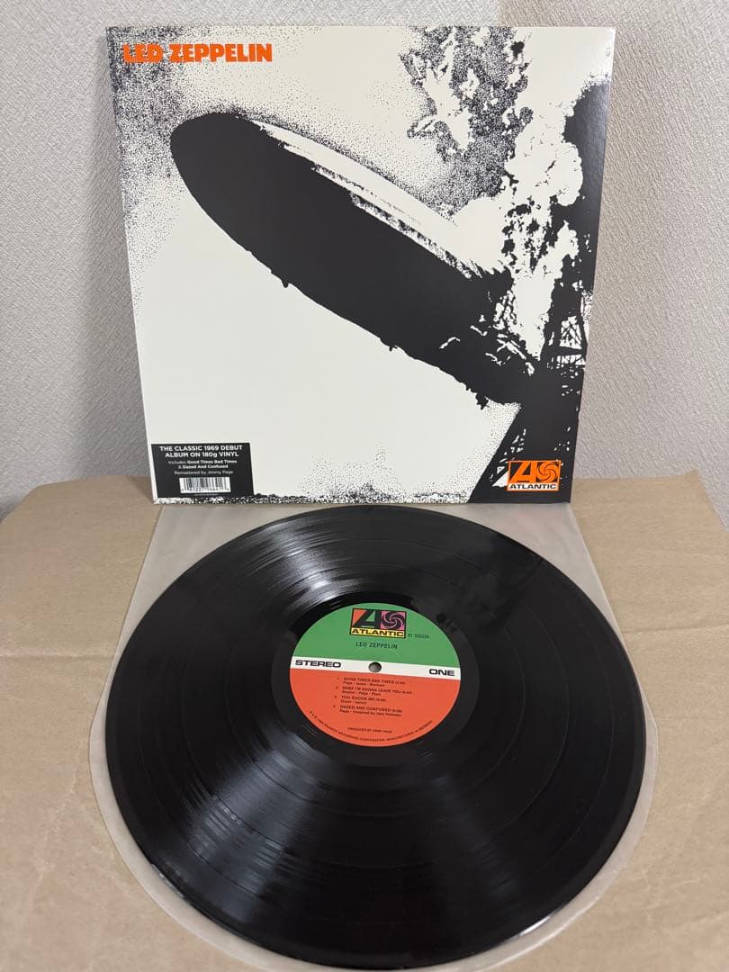 LED ZEPPELIN 1st 2nd リイシューLP 2枚セット