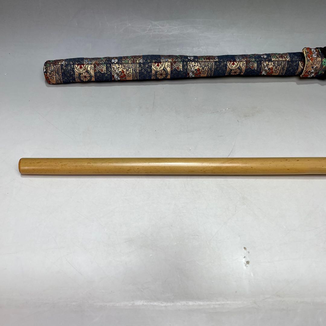 a0729-77横笛　新月　竹製　笛袋付き　長さ約44.3ｃｍ　和楽器　笛