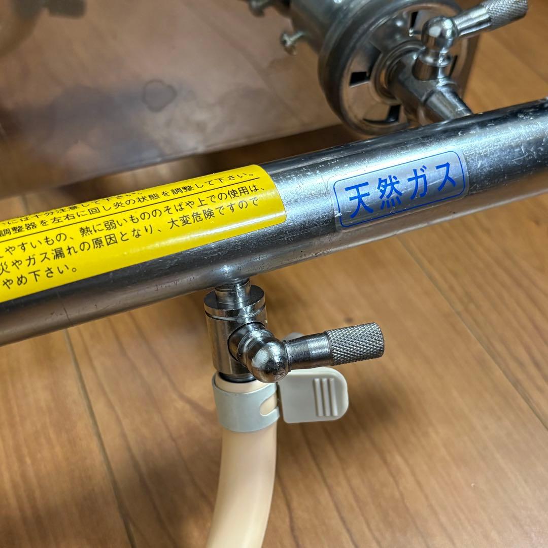都市ガス　業務用たこ焼き器 ガスホース付き