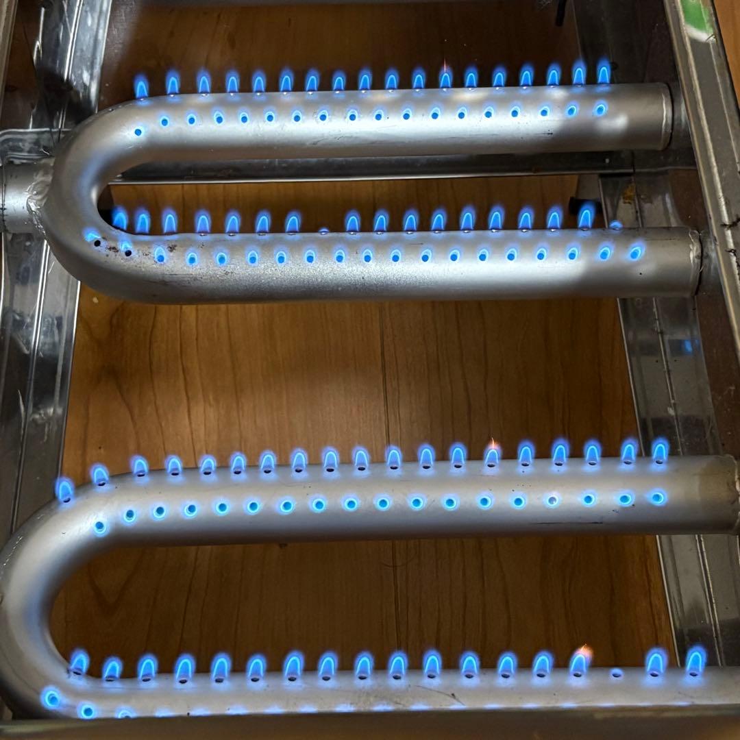 都市ガス　業務用たこ焼き器 ガスホース付き