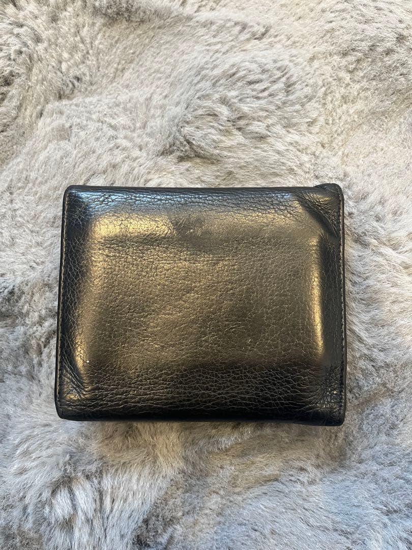 PRADA 二つ折り財布 ブラック レザー