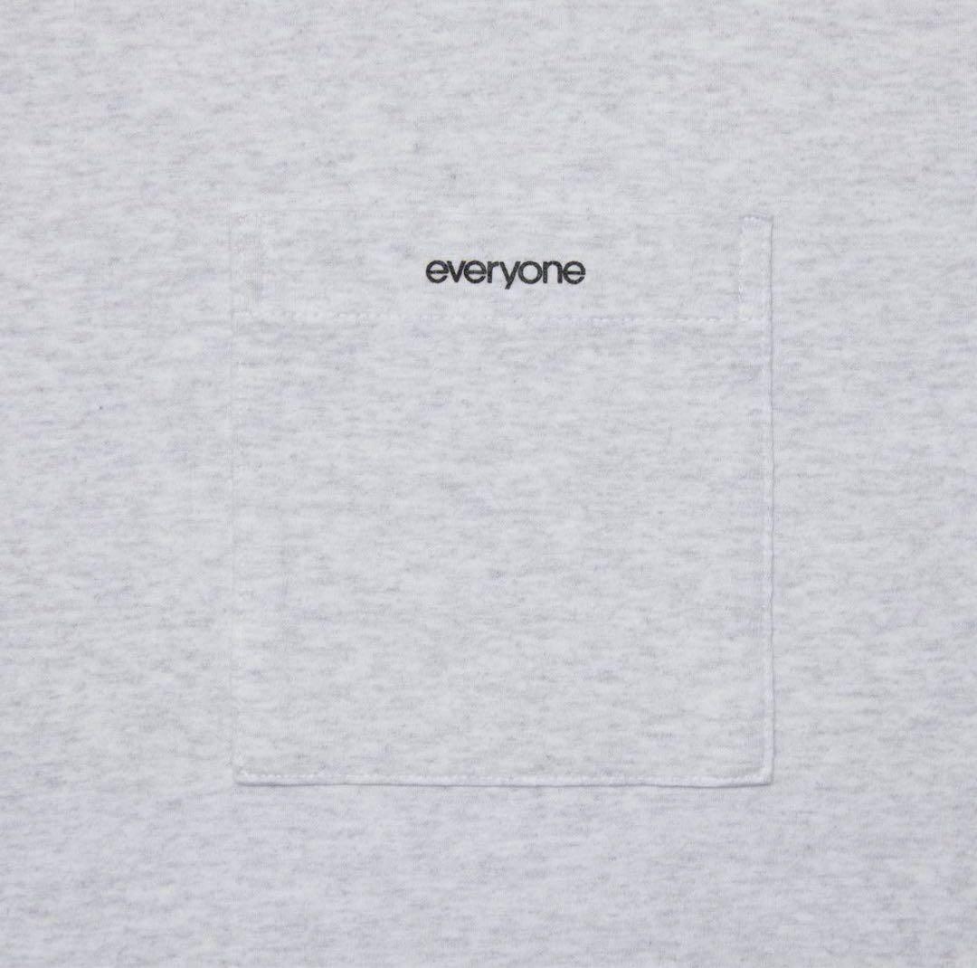 everyone pocket tee shirt(ASH GRAY)XLサイズ