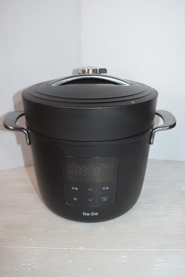 未使用品　Re:De Pot 電気圧力鍋 EPC01A-20 ２０２５年製 黒
