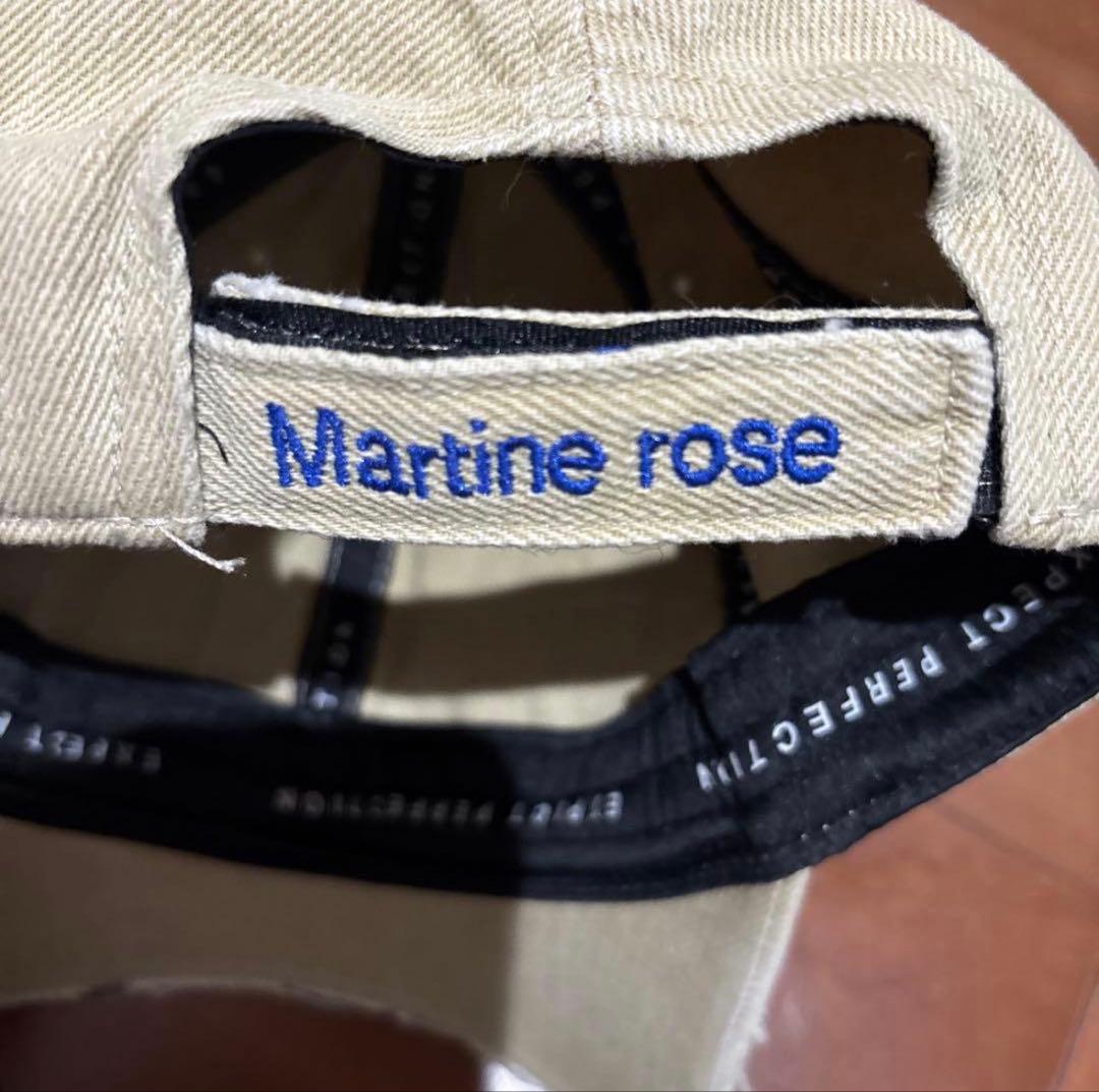 Martine Rose ベージュキャップ