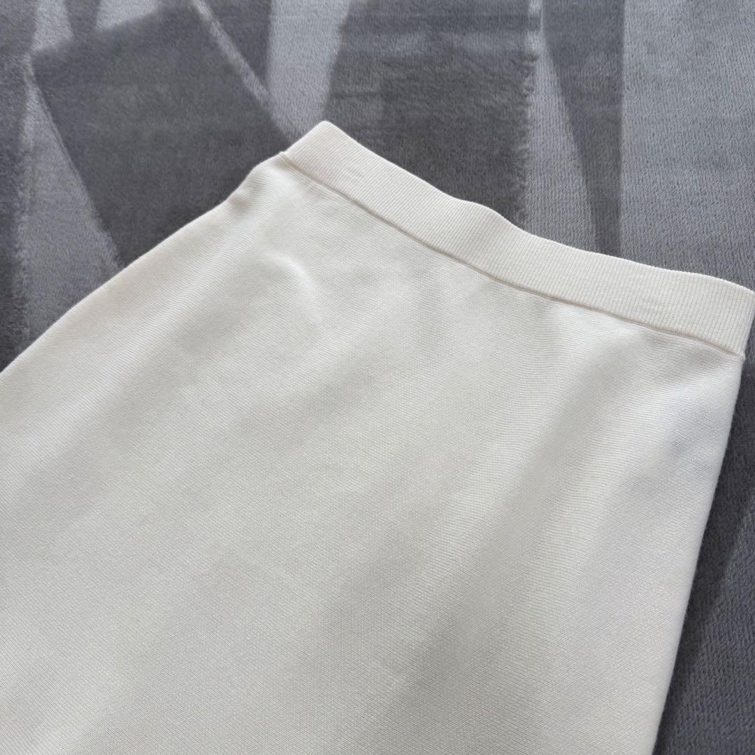 未使用タグ付！アルアバイル 24AW ウール混Ｗフェイスナローマーメイドスカート