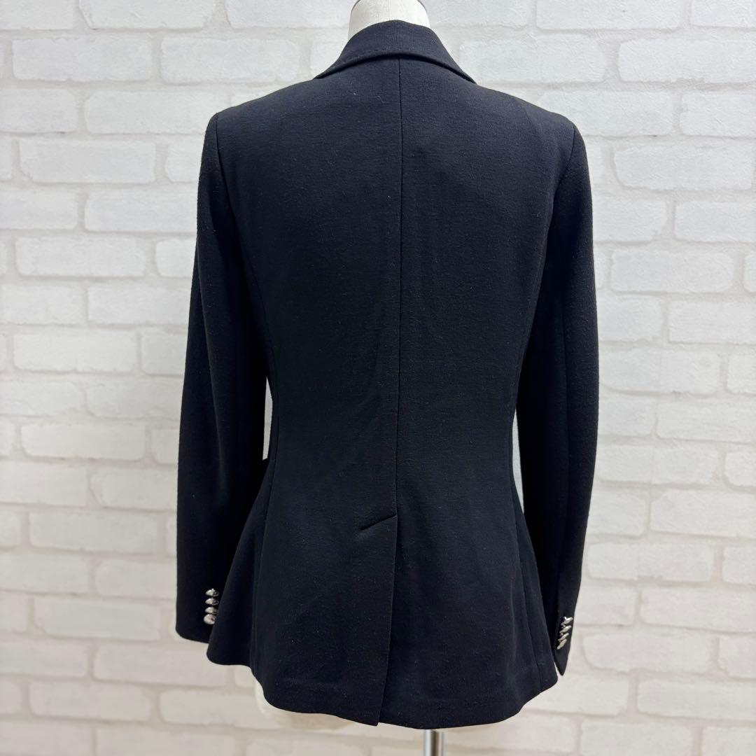 ★美品★POLO RALPH LAUREN 現行 QR 黒 銀ボタン ブレザー