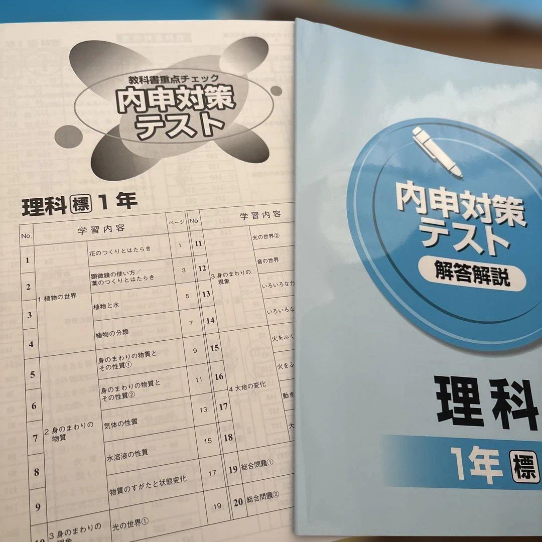 ⭐︎内申対策⭐︎中学校 学習参考書 指導書 PASTEM