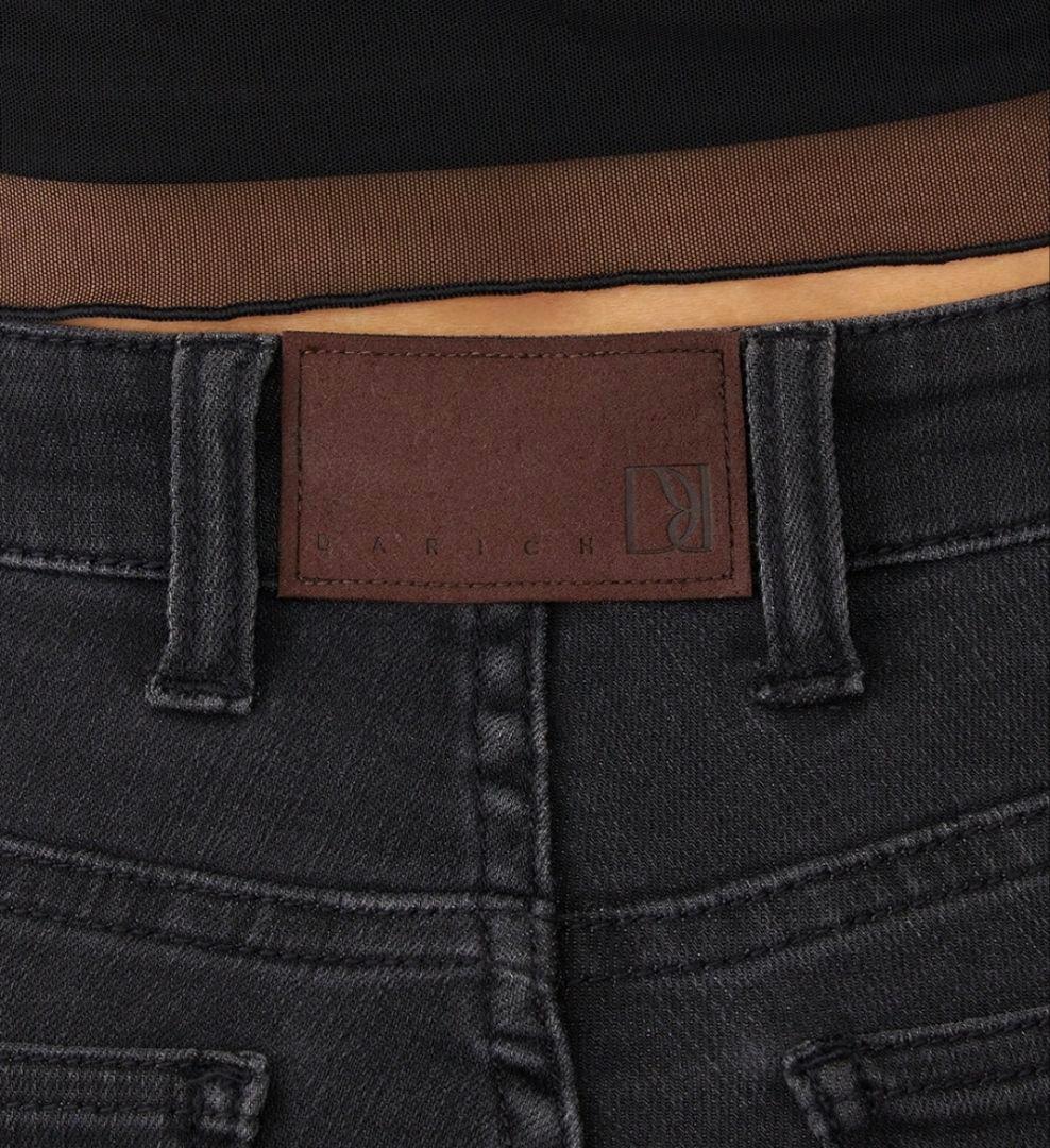 Darich ダーリッチ ブラストフレアデニムパンツ XS BLK ブラック