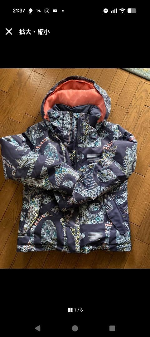 ＲＯＸＹ　ロキシー スキー　スノーボードウェア 130〜140　手袋付き