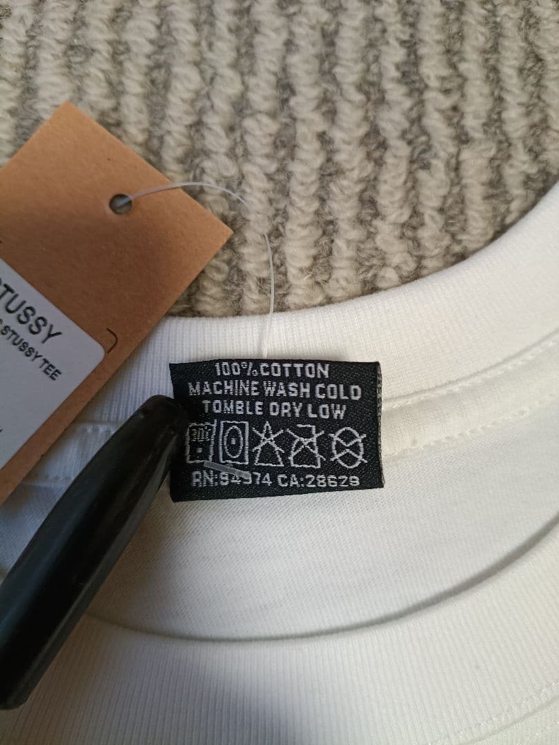 【新品・未使用】Stussy ステューシー ホワイト Tシャツ