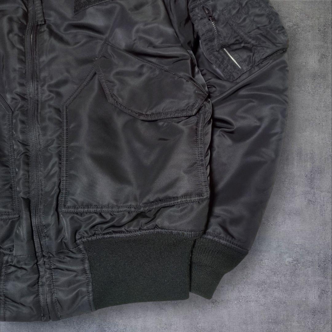 美品✨アルファインダストリーズ CWU-45/P 黒 フライトジャケット M