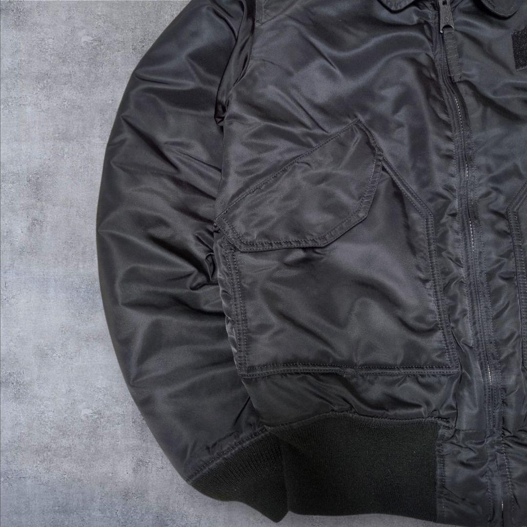 美品✨アルファインダストリーズ CWU-45/P 黒 フライトジャケット M