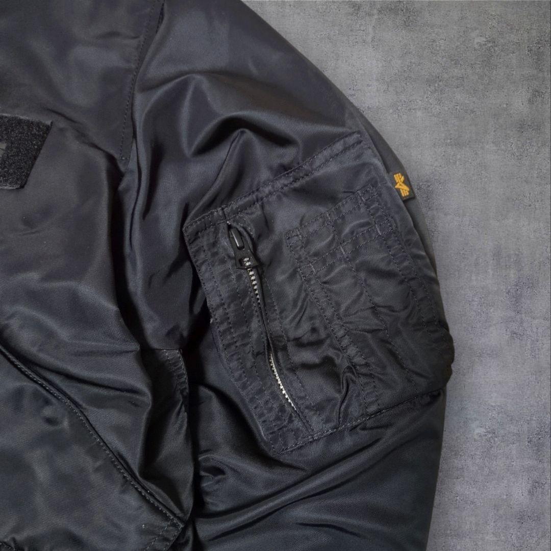 美品✨アルファインダストリーズ CWU-45/P 黒 フライトジャケット M