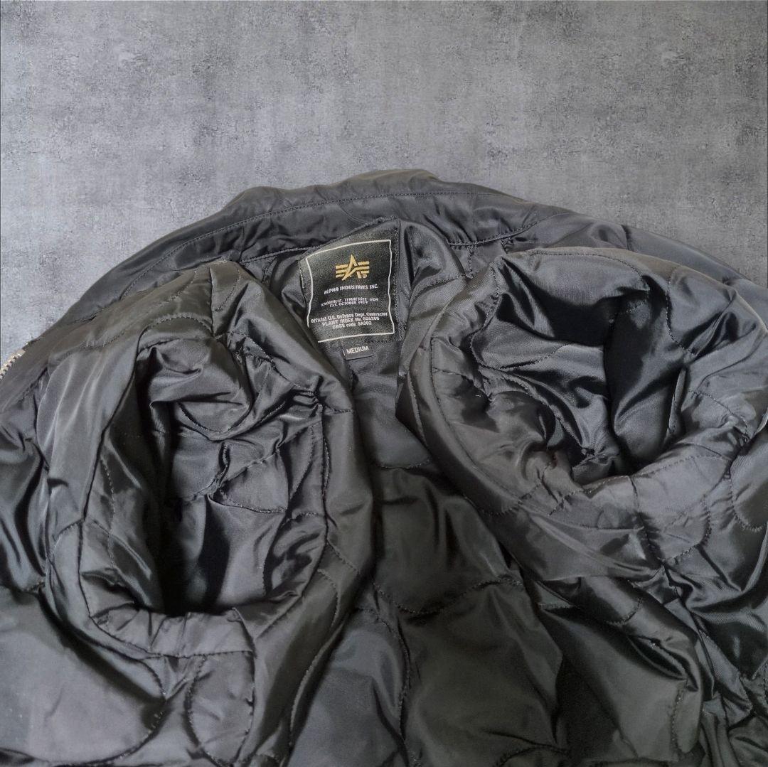 美品✨アルファインダストリーズ CWU-45/P 黒 フライトジャケット M