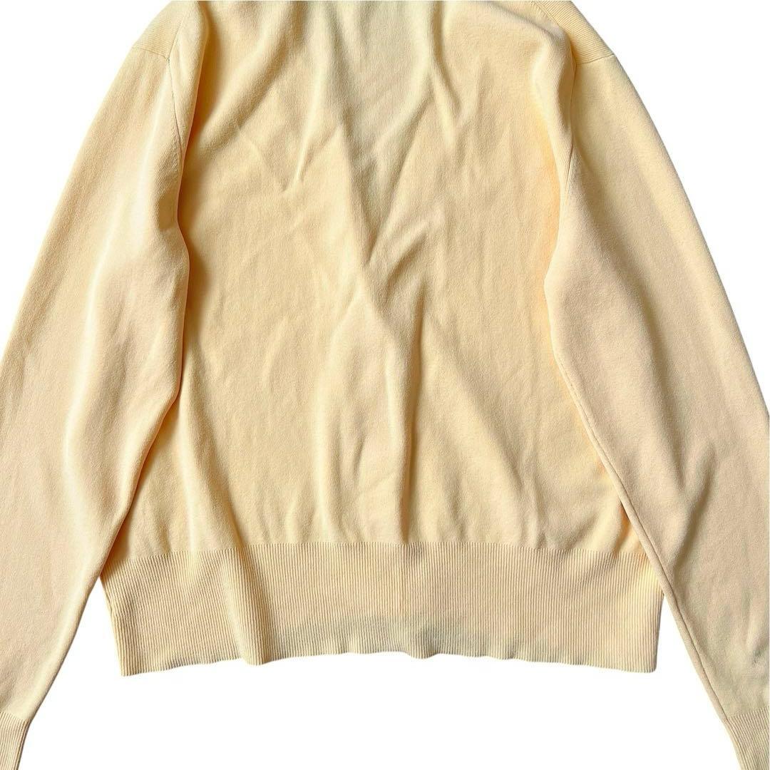SOEJU　ソージュ　Vネックショートニットカーディガン　イエロー