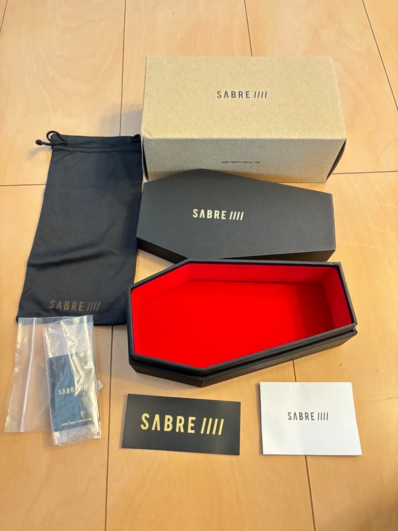 SABRE SQUIRE サングラス ブラック　偏光