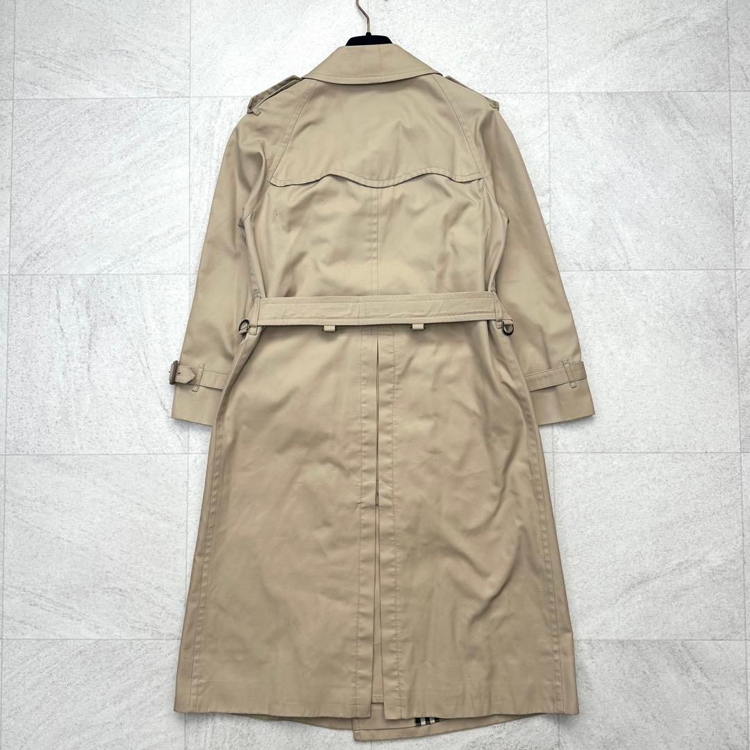 希少 REGD【Burberrys】ダブル トレンチコート ノバチェック 11