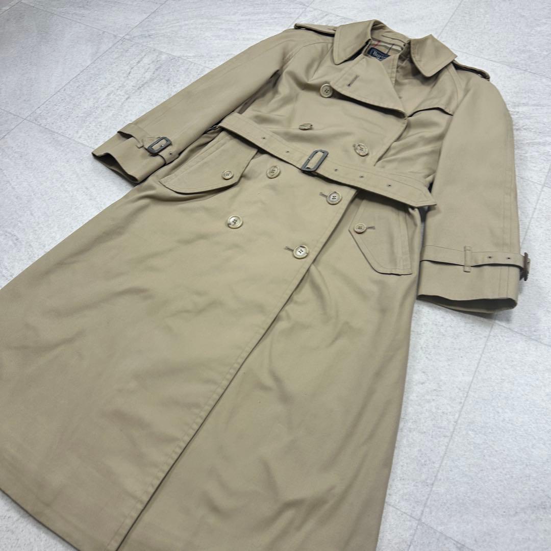 希少 REGD【Burberrys】ダブル トレンチコート ノバチェック 11