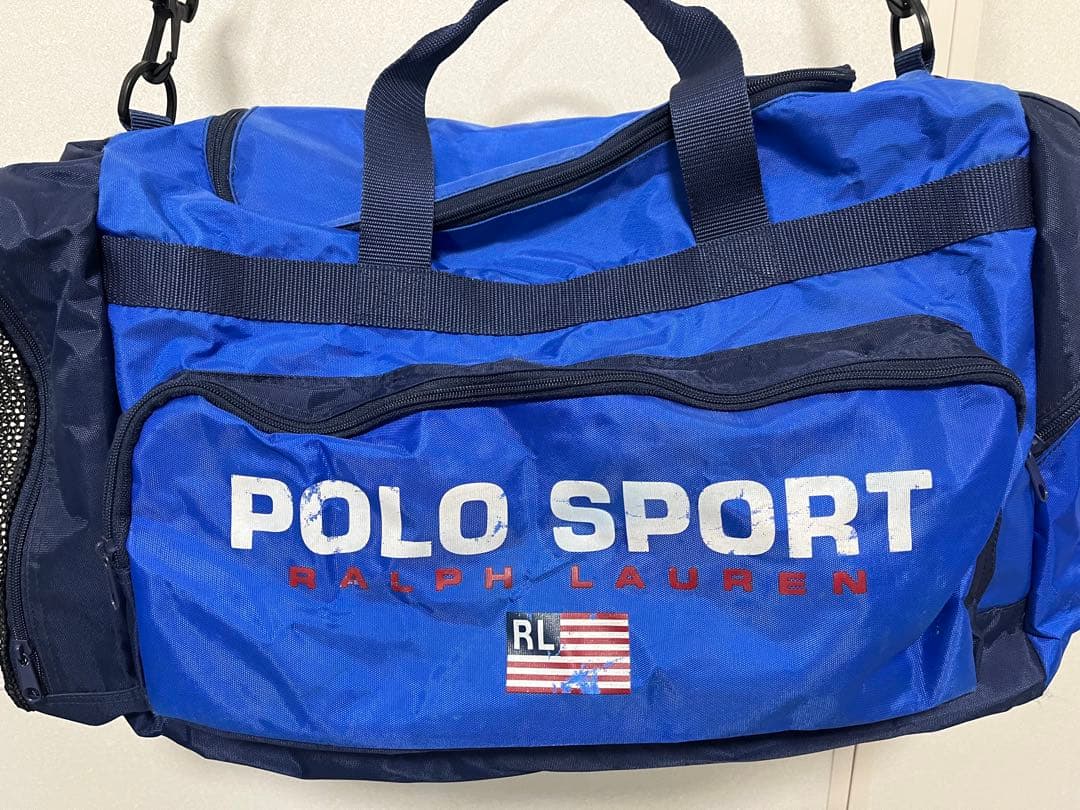 Polo Sport ボストンバッグ 青　ポロスポ