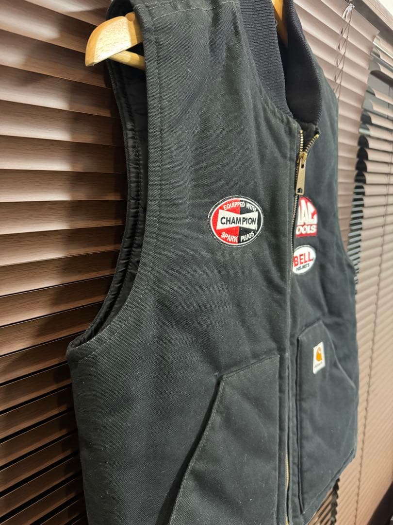 か*つ様 Carhartt カーハート ダックベスト ブラック 黒 メキシコ製