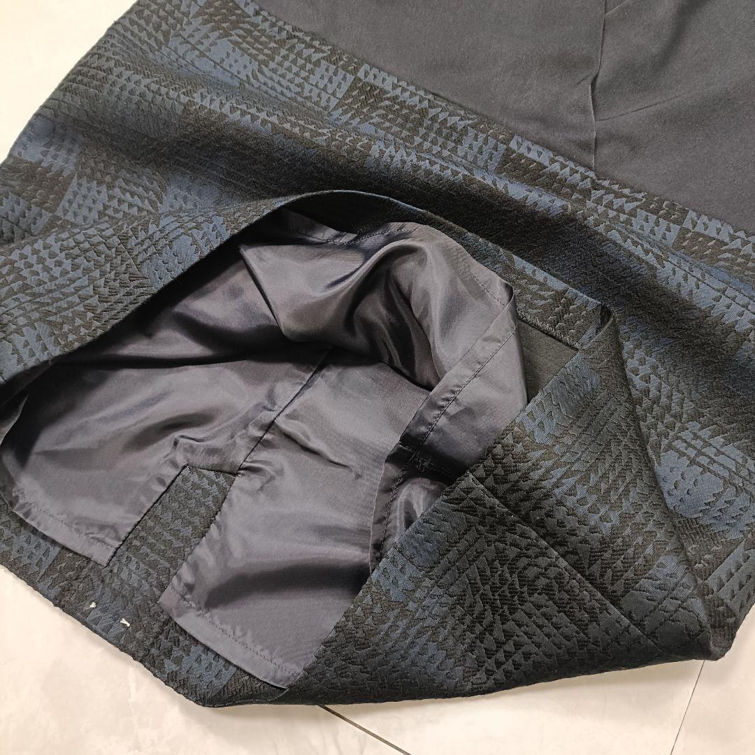 【新品】23区　フレンチスリーブ切替ワンピース 44 15号 3L 大きいサイズ