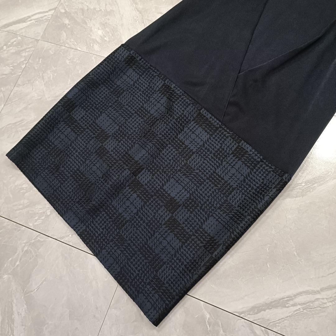 【新品】23区　フレンチスリーブ切替ワンピース 44 15号 3L 大きいサイズ
