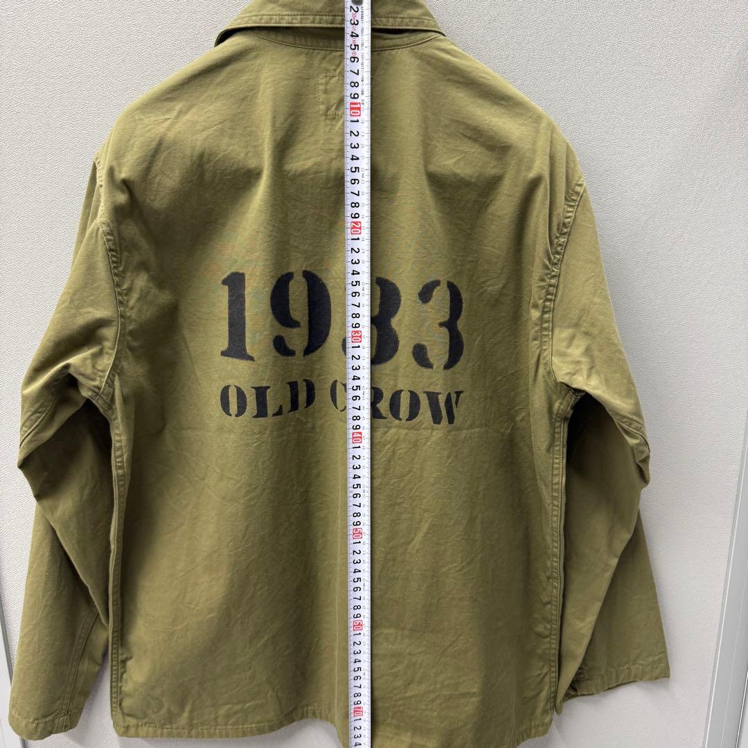 美品 OLD CROW 1933 カバーオール L 日本製（k)