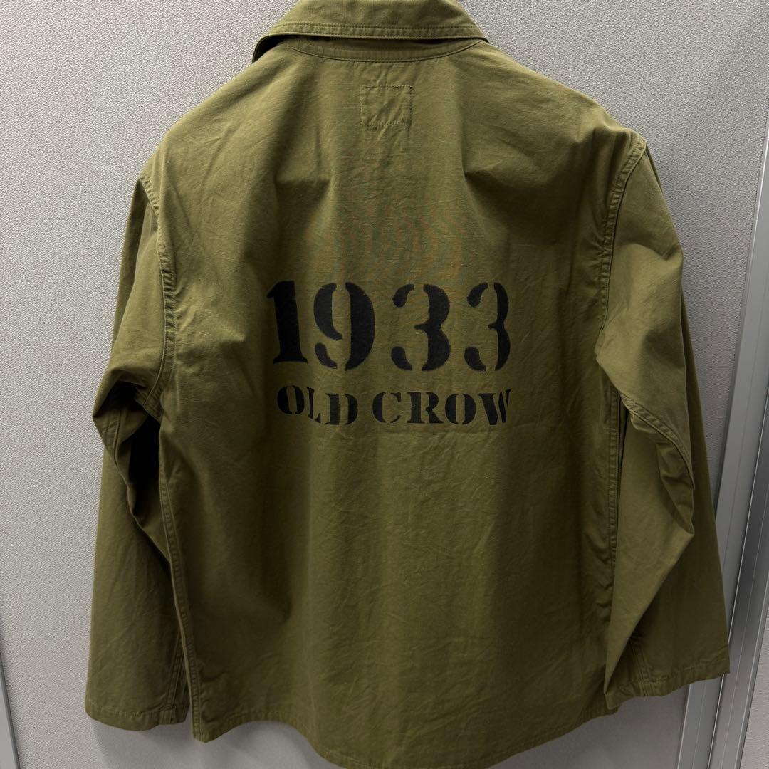 美品 OLD CROW 1933 カバーオール L 日本製（k)
