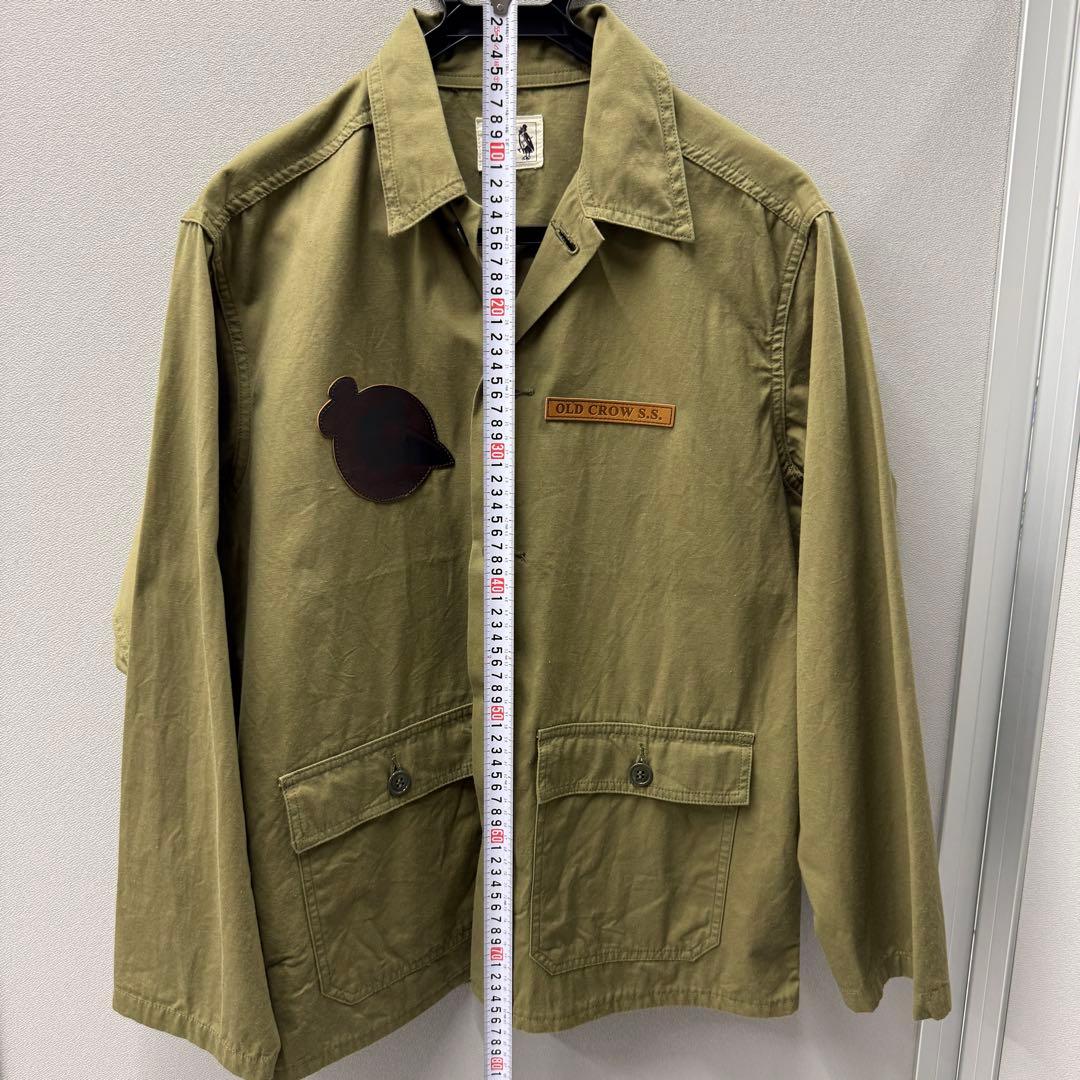美品 OLD CROW 1933 カバーオール L 日本製（k)