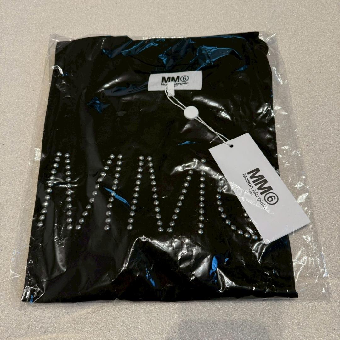 MM6 Maison Margiela 半袖Tシャツ 半袖 ロゴ スタッズ