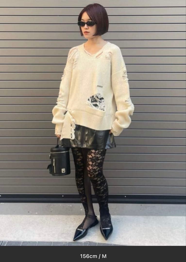 プランクプロジェクト　レースタイツ / Lace Tights ブラック