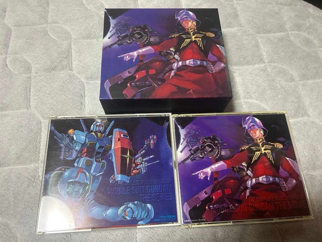 「機動戦士ガンダム」TV版総音楽集　劇場版総音楽集　BOX付き　サントラ　cd