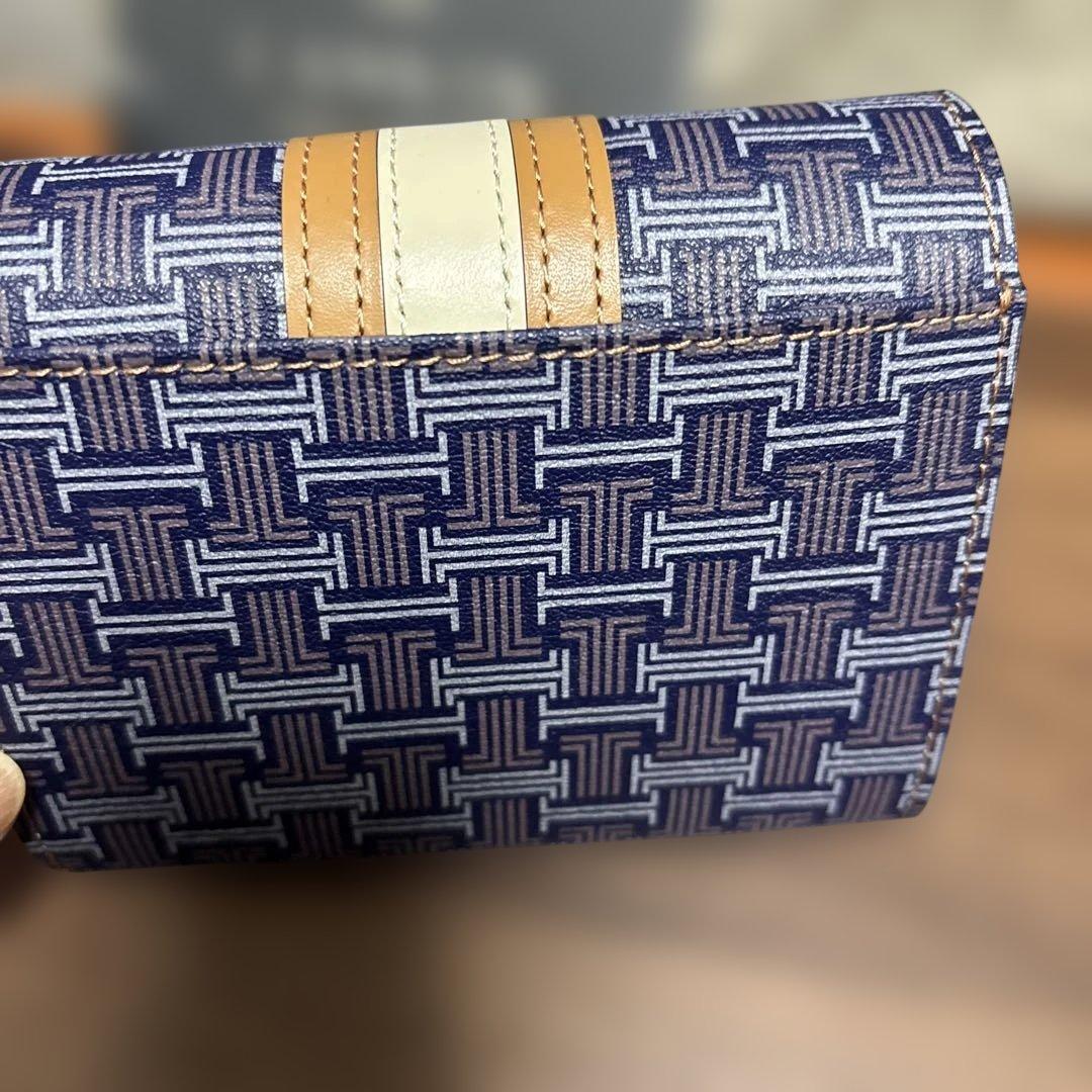 新品本革LANVIN ランバンコレクション 二つ折り財布16500円