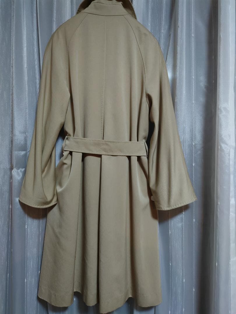 美品☆最高級白タグイタリー製☆MAXMARAトレンチコート☆ベージュ４０