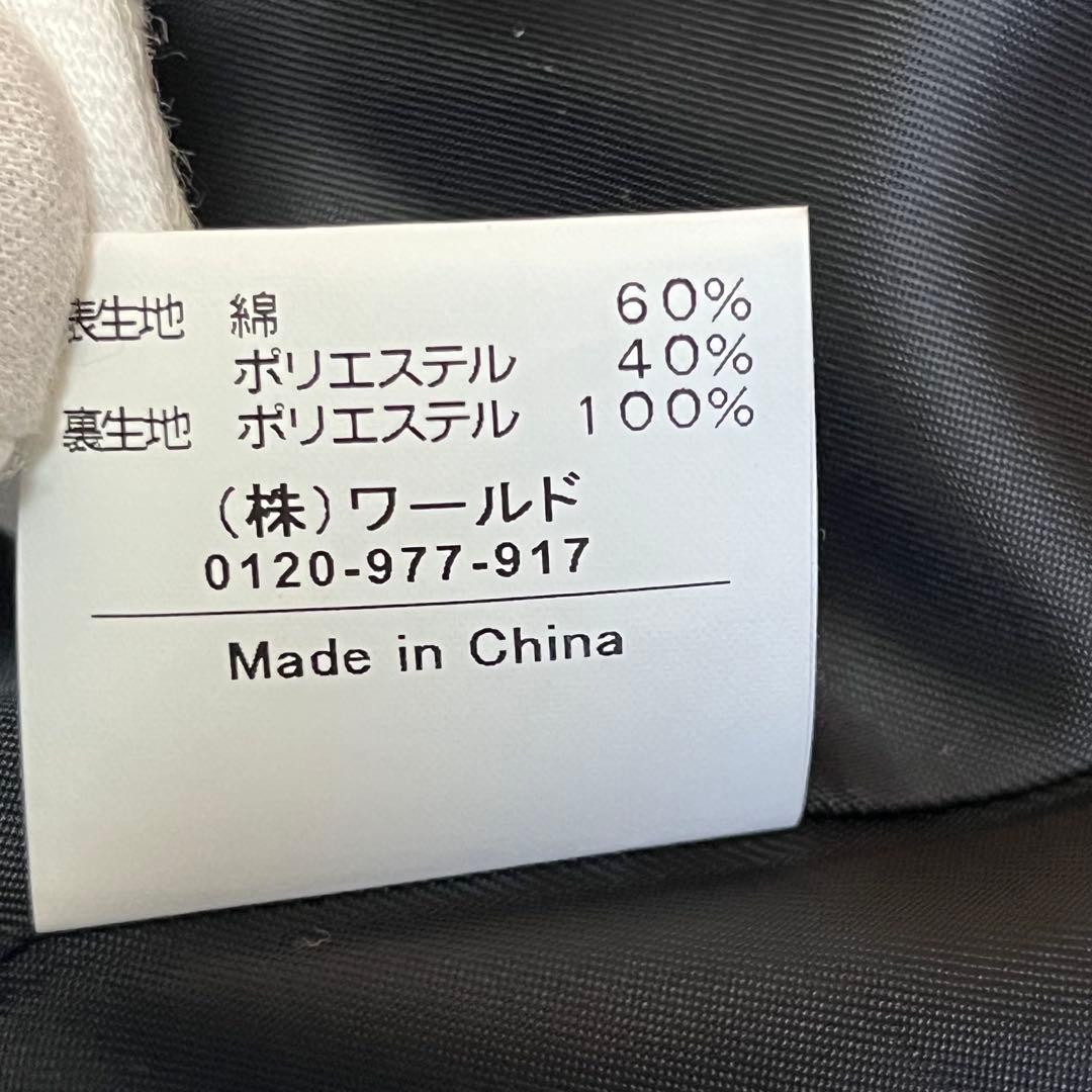 【未使用品級】 インディヴィ トレンチコート Lサイズ ロング丈 ブラック