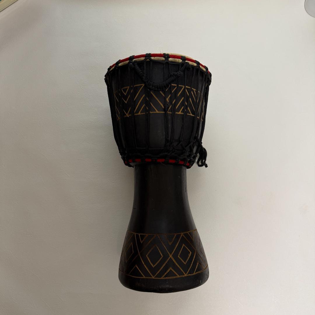 希少品✨ジャンベ ハンドメイド品 ロープタイプ アフリカン 民族 打楽器 手彫り