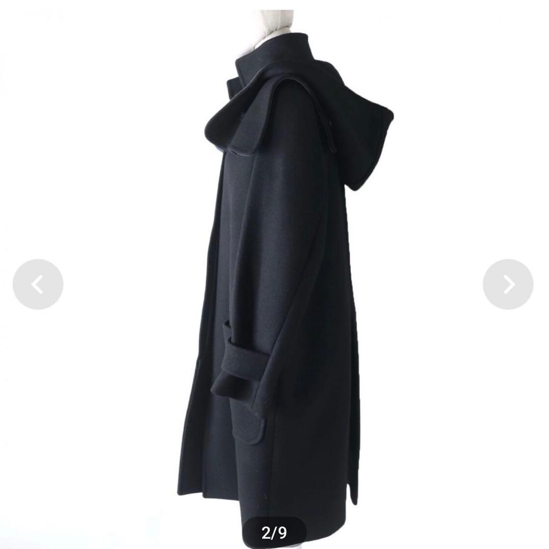 【定価14万】COATE コート比翼仕立てロングコート ブラック 38