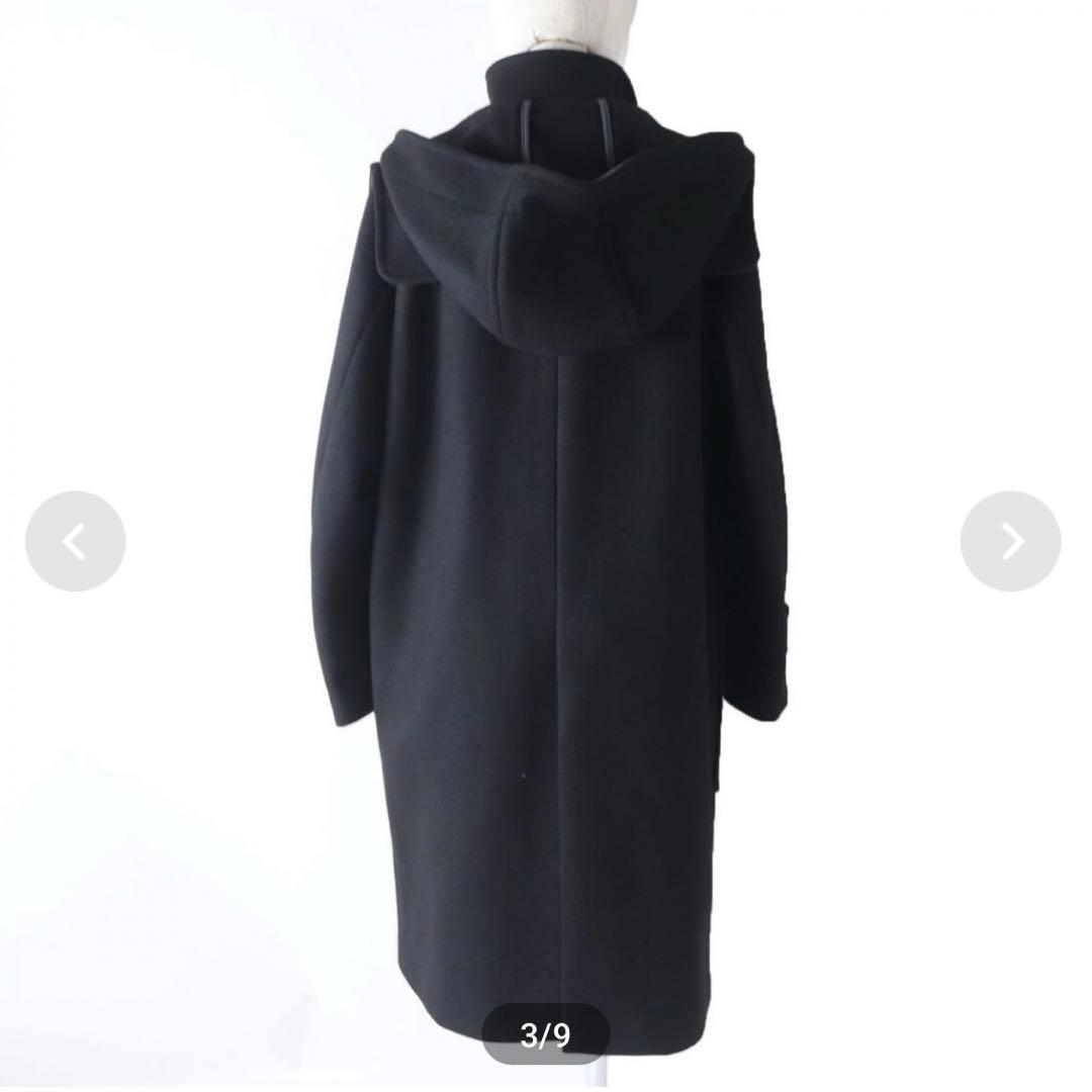 【定価14万】COATE コート比翼仕立てロングコート ブラック 38