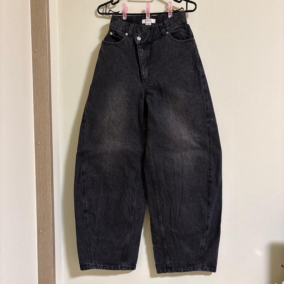 パンツ AMERI : OVER WAIST SWITCHING DENIM