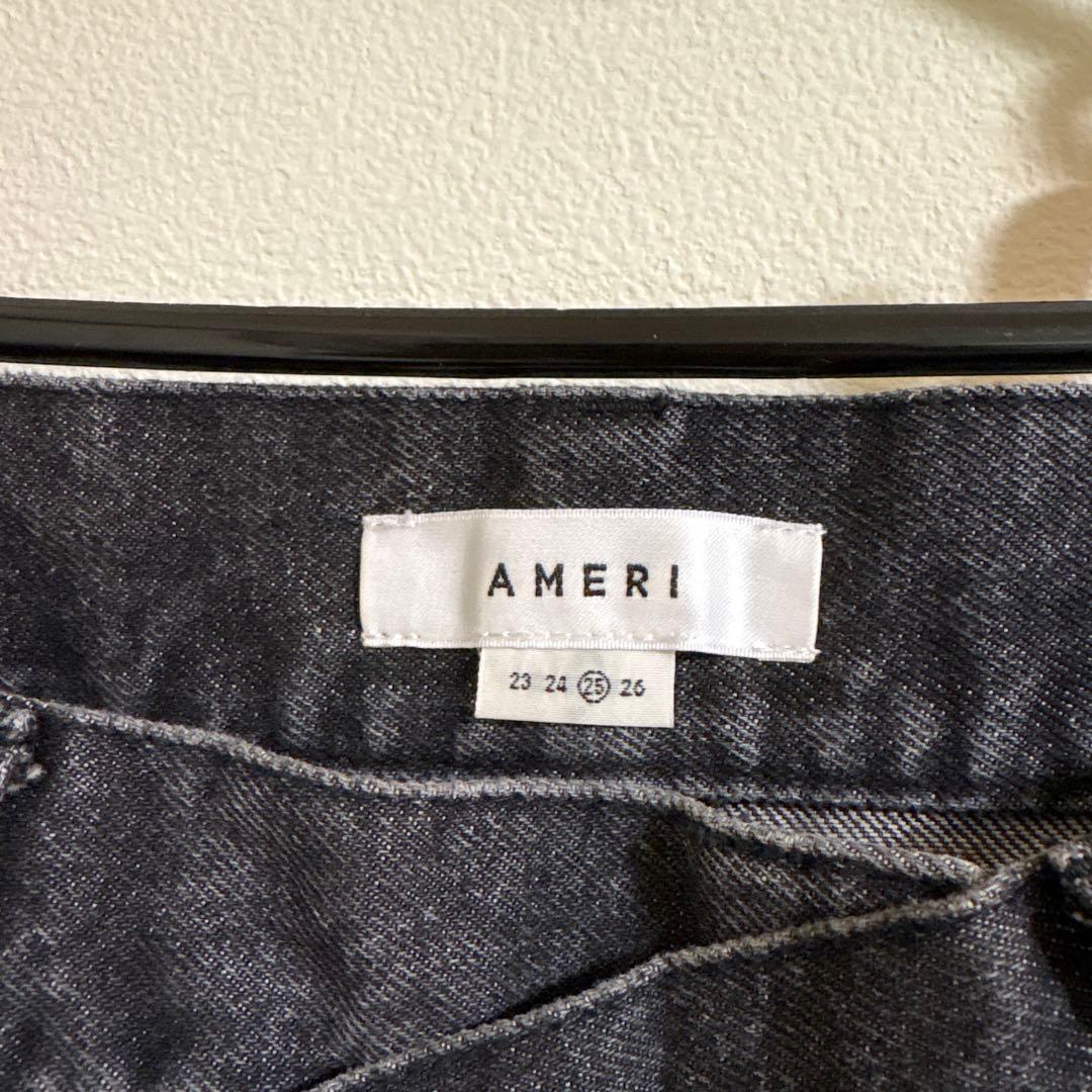 パンツ AMERI : OVER WAIST SWITCHING DENIM