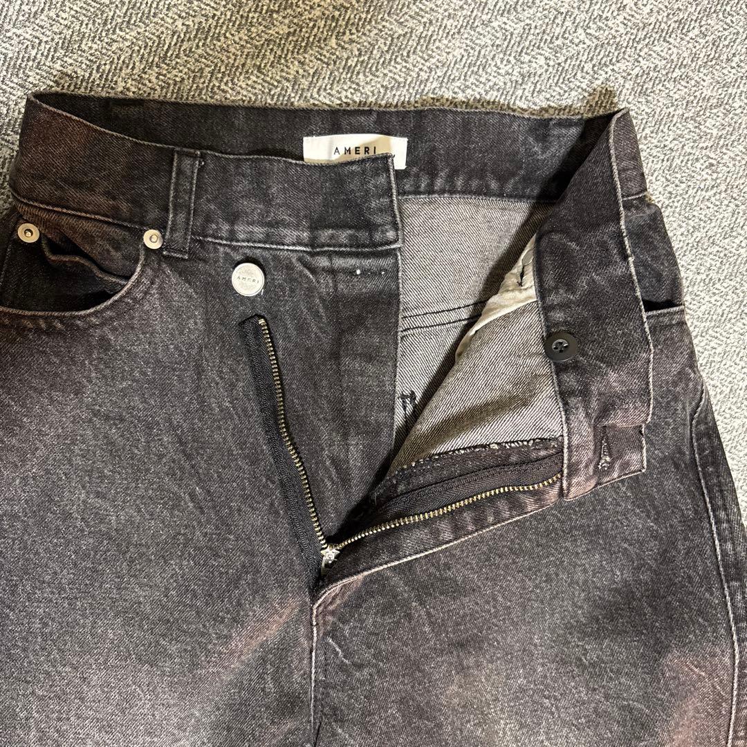 パンツ AMERI : OVER WAIST SWITCHING DENIM