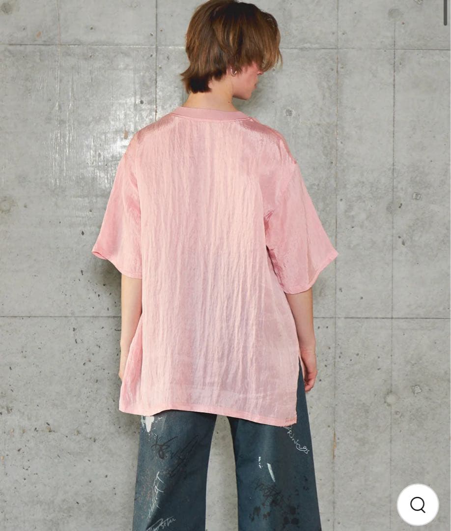 Half Sleeve Satin Tunic★maison special