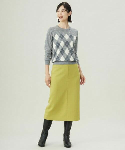J.press【洗える】アーガイル ツイン ニット