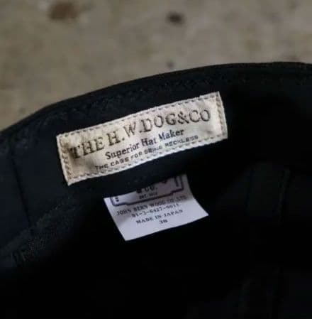 THE H.W.DOG&CO　ブラック　タグ付き