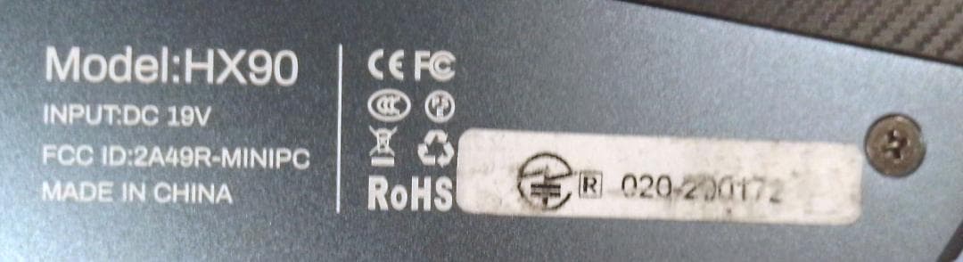 MINIS FORUM HX90 ミニPC