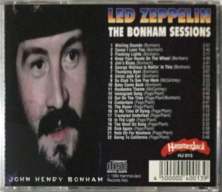 レア！Led Zeppelin/ The Bonham Sessions