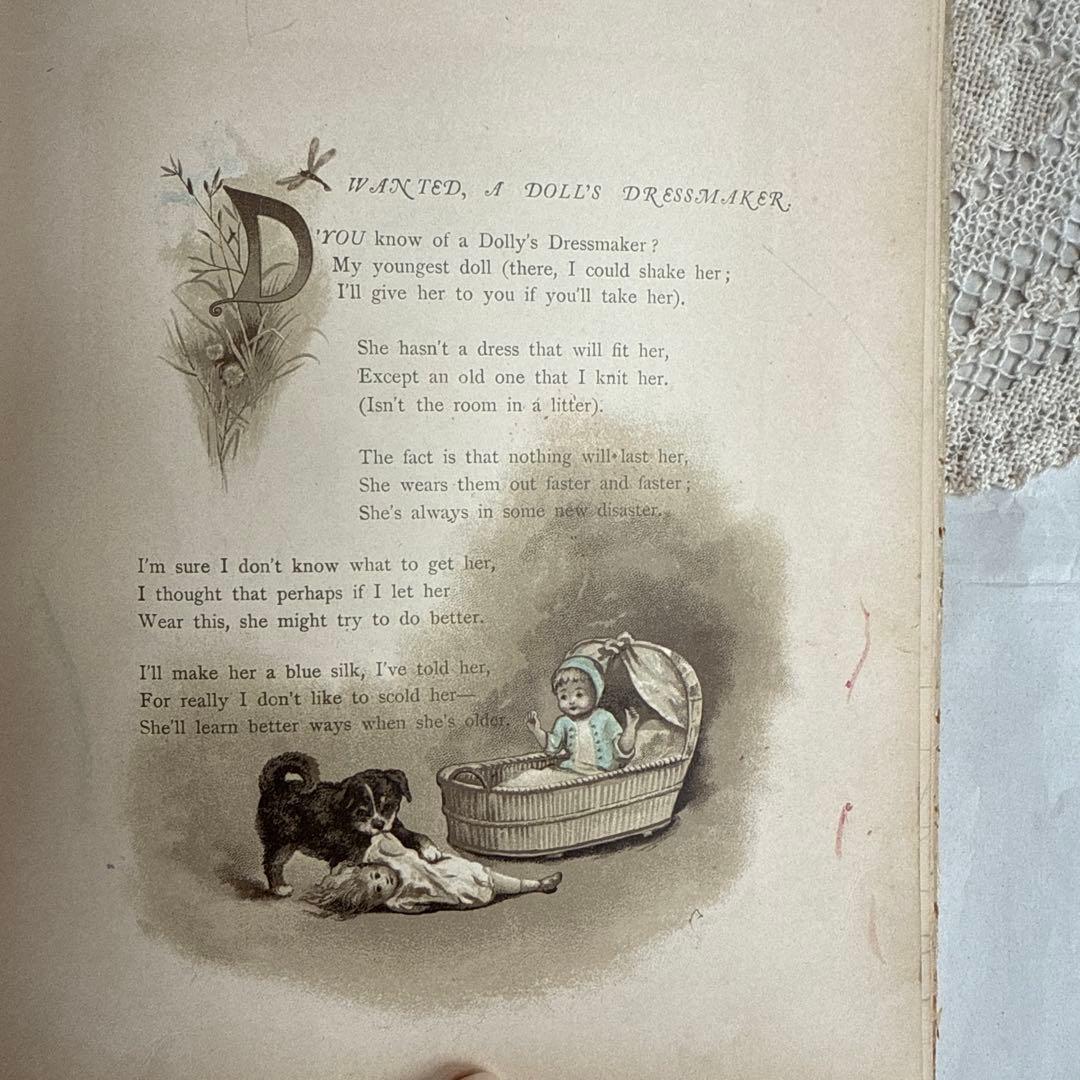 稀少すぎるアンティーク絵本　1888年アーネストニースター洋書ヴィクトリアン古書