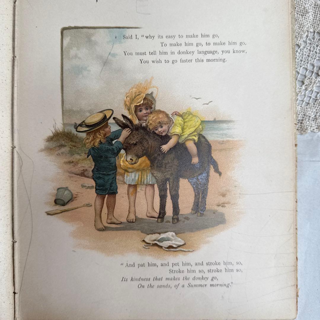 稀少すぎるアンティーク絵本　1888年アーネストニースター洋書ヴィクトリアン古書